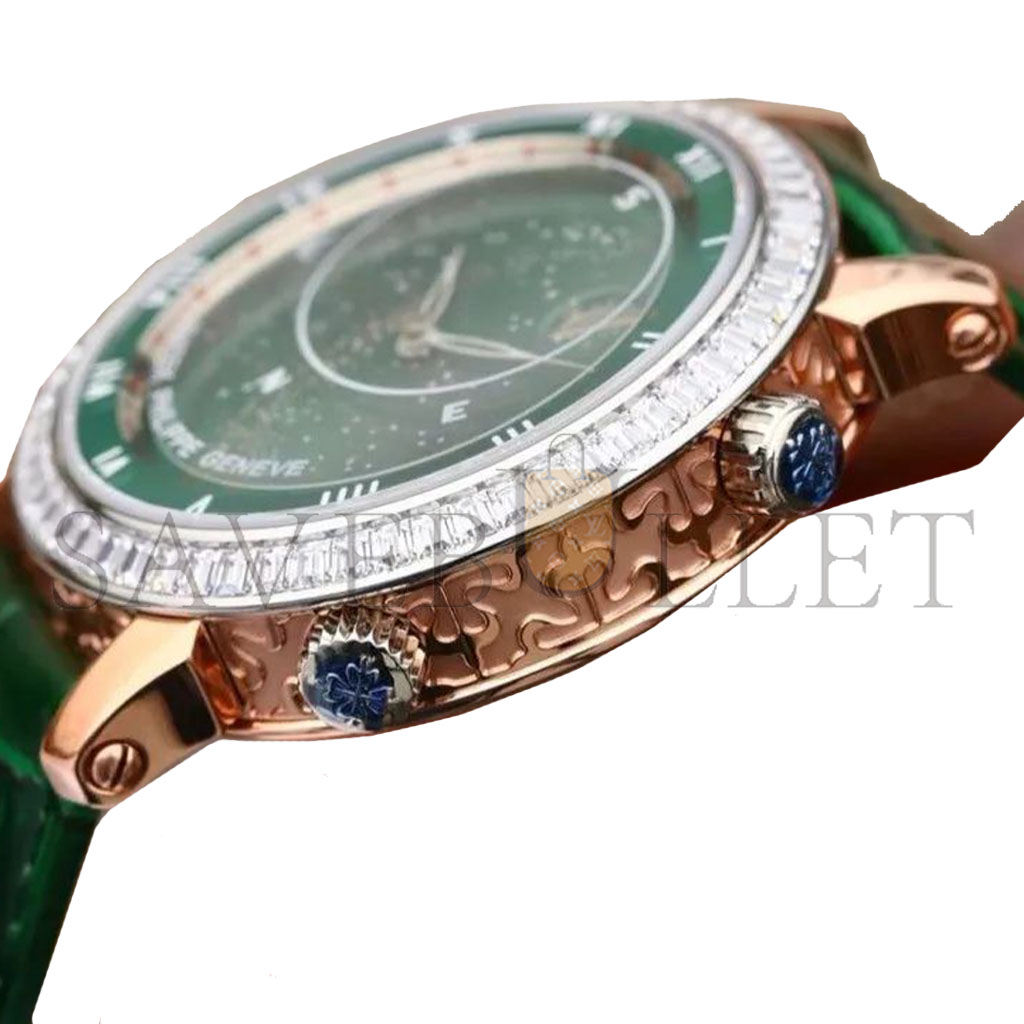 PATEK PHILIPPE STARRY SKY GREEN FACE WATCH 5102R